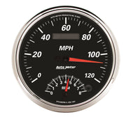 AutoMeter 1291 - GAUGE, TACH/SPEEDO, 5", 120MPH & 8K RPM, ELEC. PROGRAM, DESIGNER BLACK II 3