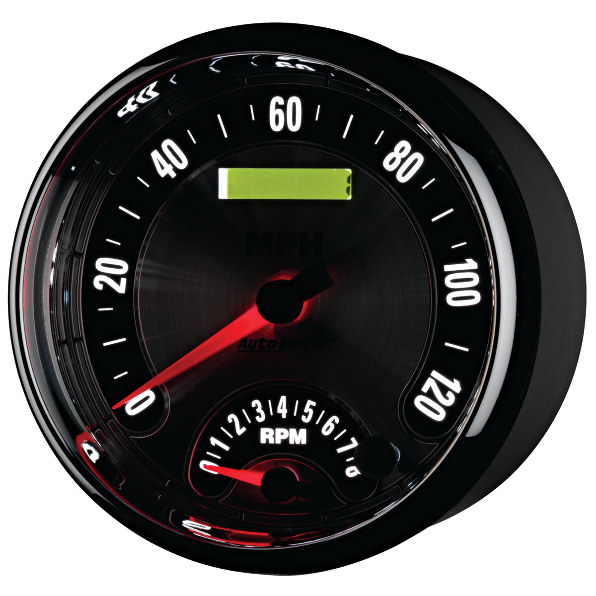 AutoMeter 1295 - GAUGE, TACH/SPEEDO, 5", 160MPH & 8K RPM, ELEC. PROGRAM., AMER. MUSCLE 5