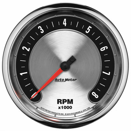 AutoMeter 1299 - GAUGE, TACHOMETER, 5", 8K RPM, IN-DASH, AMERICAN MUSCLE 5