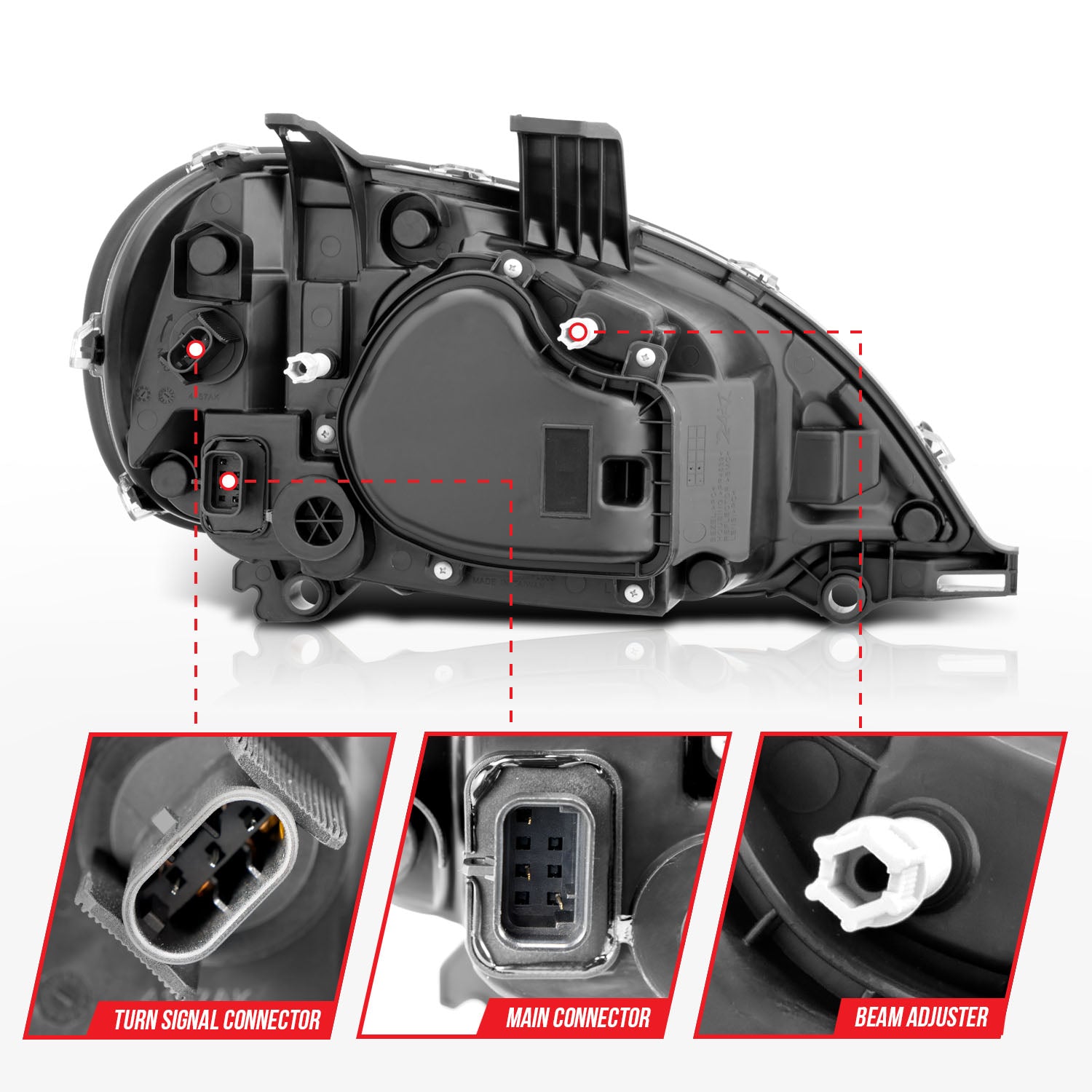 ANZO USA 131028 - Headlight Set