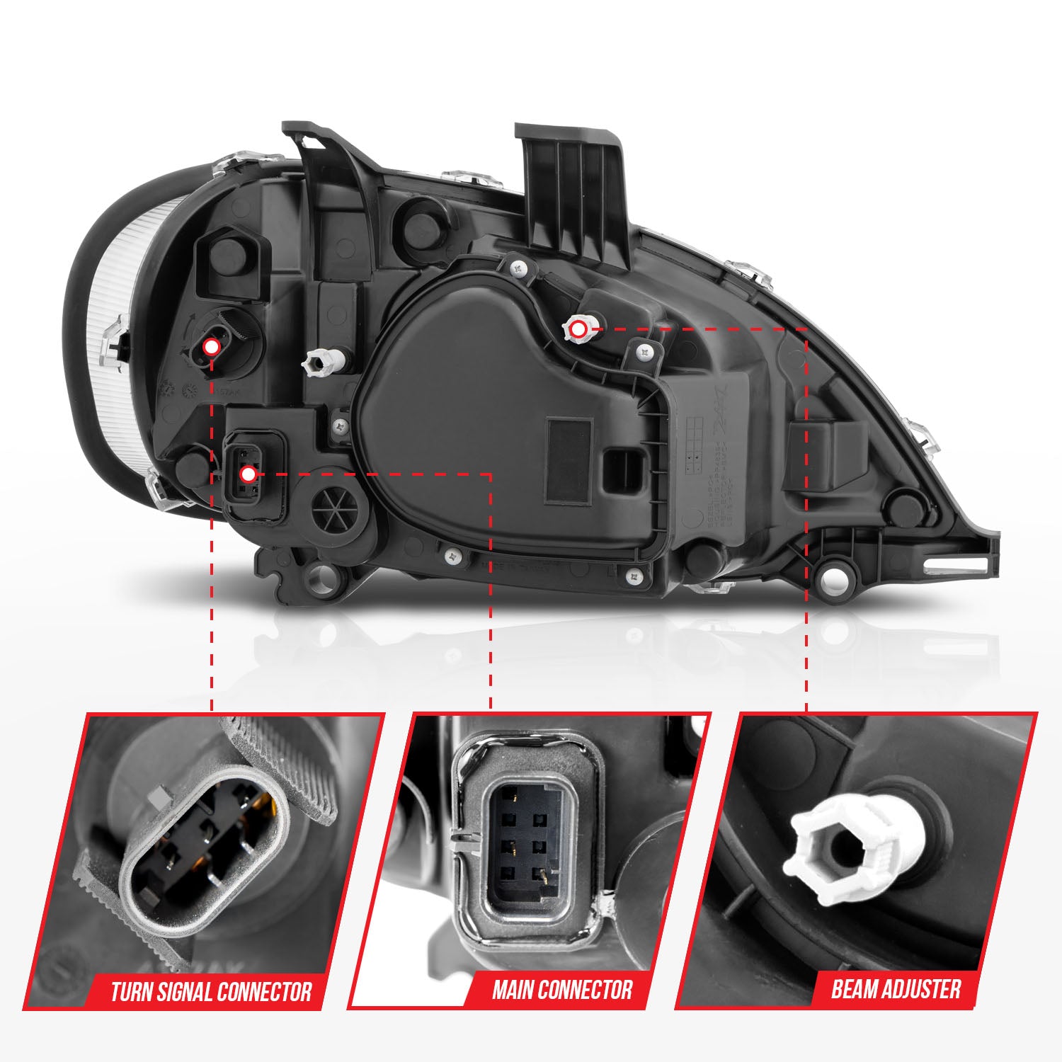 ANZO USA 131030 - Headlight Set