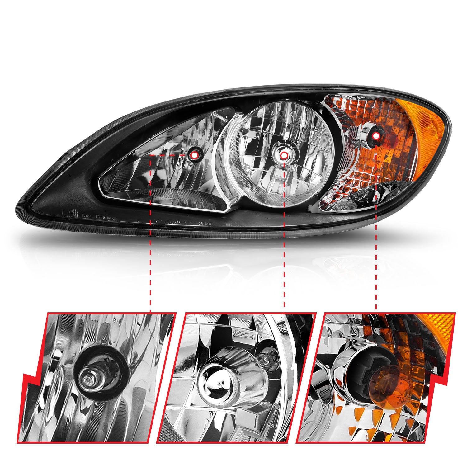 ANZO USA 131032 - Headlight Assembly