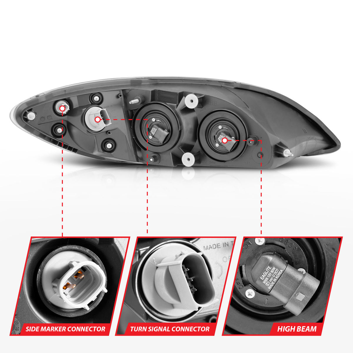 ANZO USA 131032 - Headlight Assembly