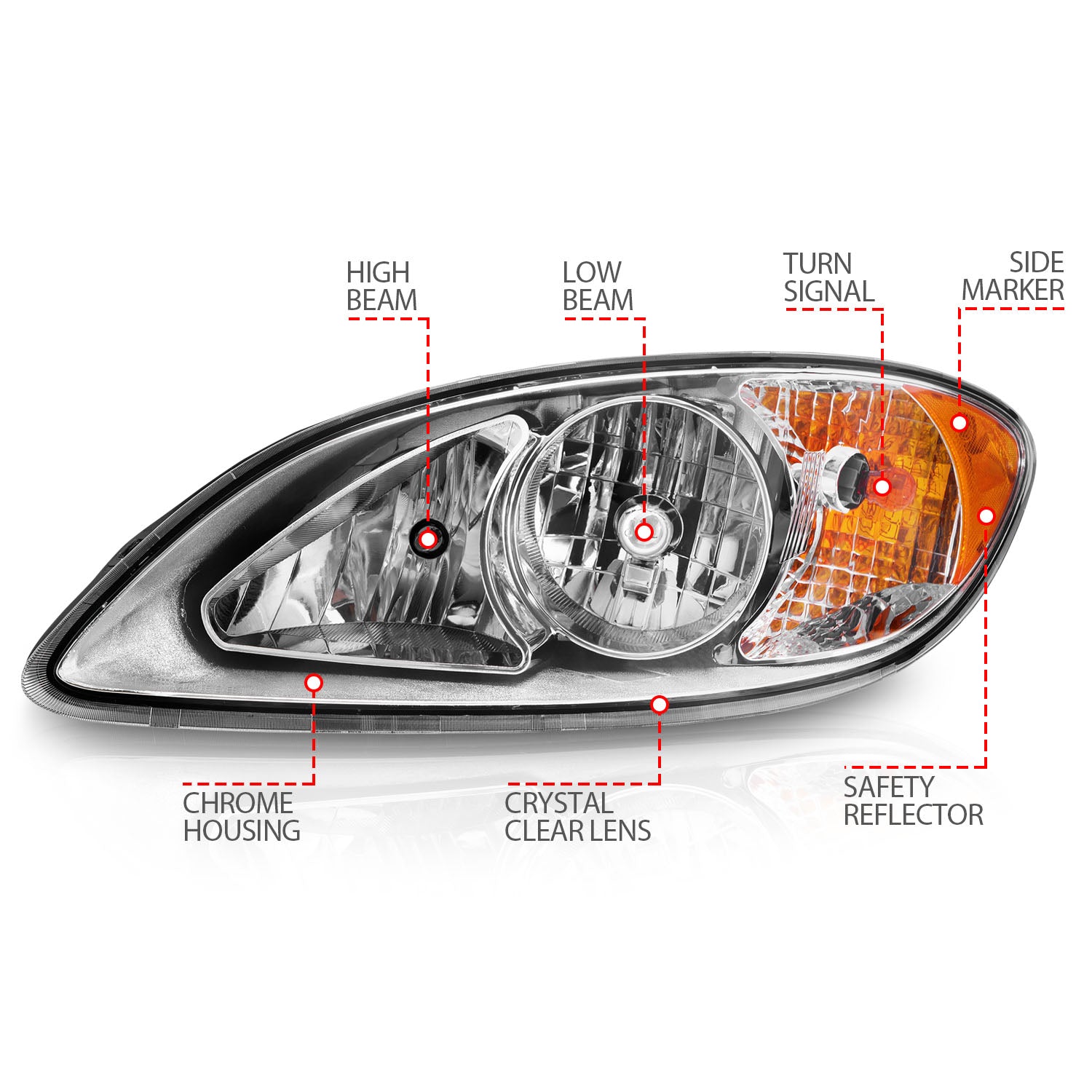 ANZO USA 131033 - Headlight Assembly