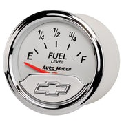 AutoMeter Body AutoMeter 1317-00408 - GAUGE, FUEL LEVEL, 2 1/16", 240OE TO 33OF, ELEC, CHEVROLET HERITAGE BOWTIE