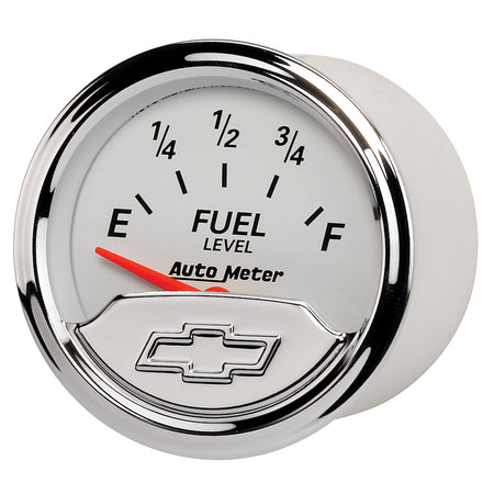 AutoMeter Body AutoMeter 1317-00408 - GAUGE, FUEL LEVEL, 2 1/16", 240OE TO 33OF, ELEC, CHEVROLET HERITAGE BOWTIE