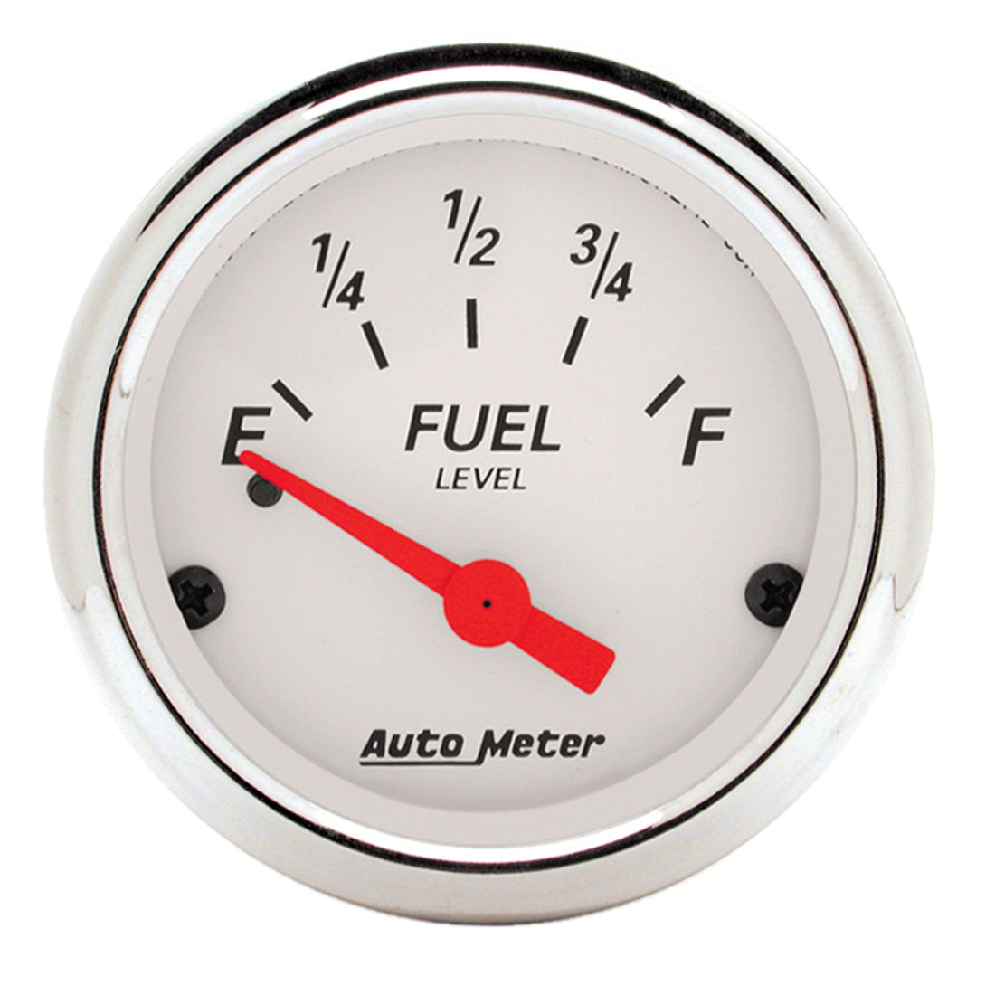 AutoMeter 1318 - GAUGE, FUEL LEVEL, 2 1/16", 0OE TO 30OF, ELEC, ARCTIC WHITE 3