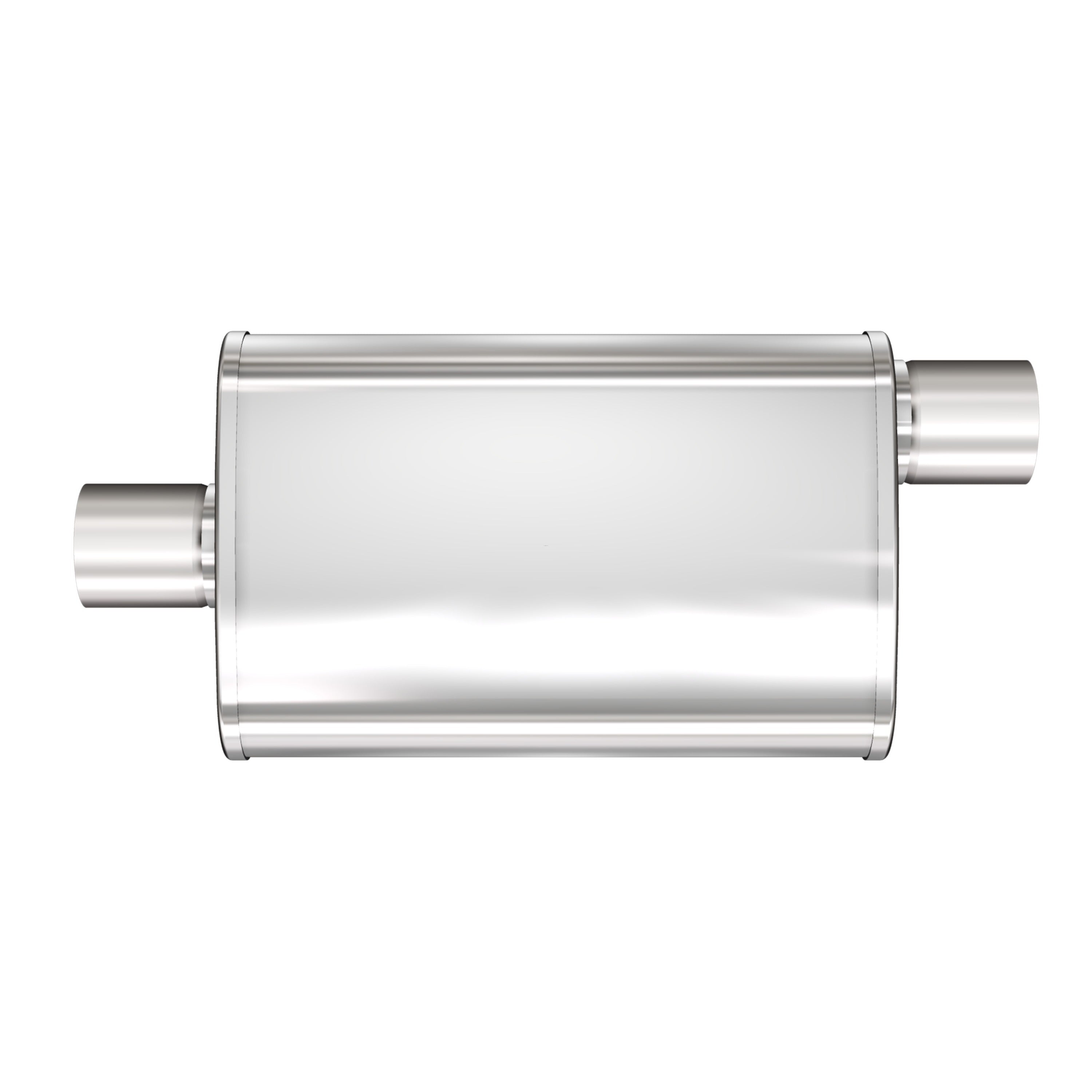 MagnaFlow Exhaust Products 13215 - Multi-Chamber Performance Muffler; 2.25in. Offset/Center; 4x14x9 Body 4