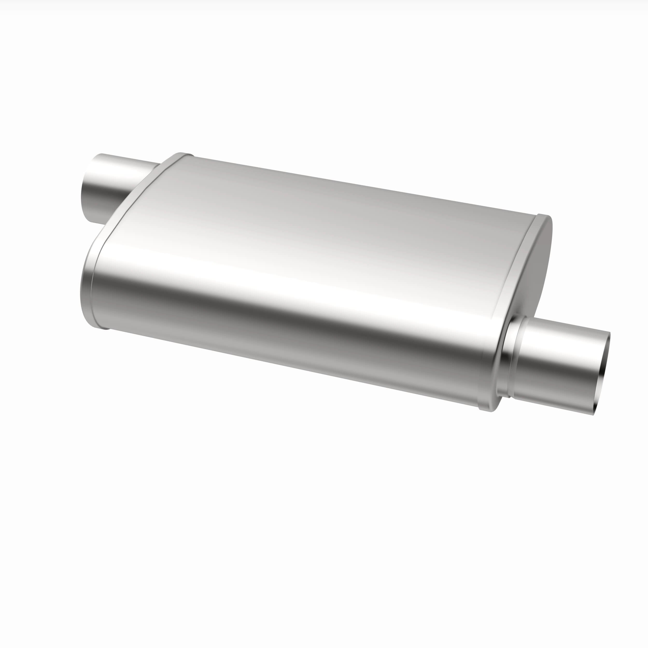 MagnaFlow Exhaust Products 13236 - Multi-Chamber Performance Muffler; 2.5in. Offset/Offset; 4x14x9 Body 4