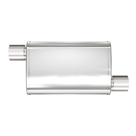MagnaFlow Exhaust Products 13239 - Multi-Chamber Performance Muffler; 3in. Offset/Offset; 4x14x9 Body 2