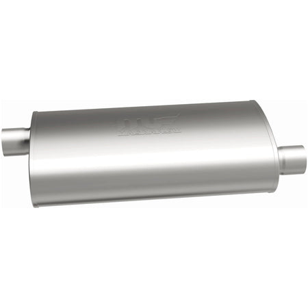 MagnaFlow Exhaust Products 13239 - Multi-Chamber Performance Muffler; 3in. Offset/Offset; 4x14x9 Body 5