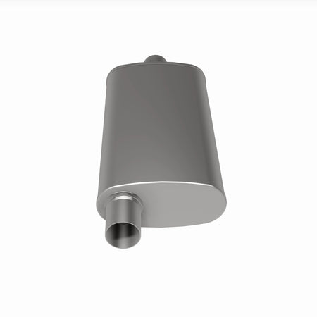 MagnaFlow Exhaust Products 13256 - Multi-Chamber Performance Muffler; 2.5in. Offset/Center; 4x18x9 Body 5