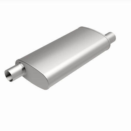 MagnaFlow Exhaust Products 13266 - Multi-Chamber Performance Muffler; 2.5in. Offset/Offset; 4x18x9 Body 3