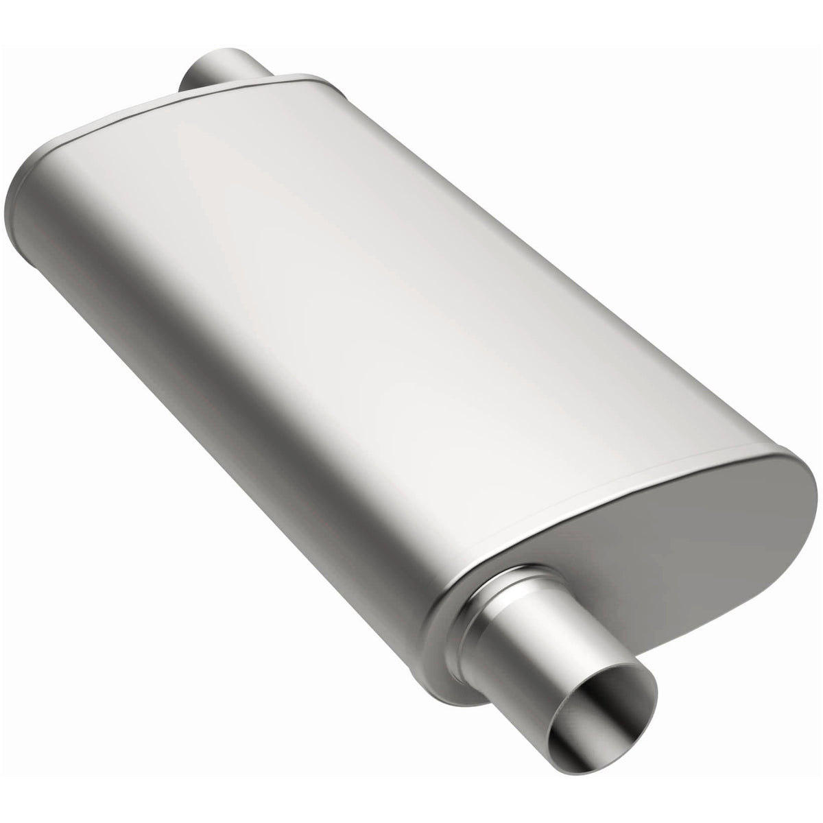 MagnaFlow Exhaust Products 13266 - Multi-Chamber Performance Muffler; 2.5in. Offset/Offset; 4x18x9 Body 4