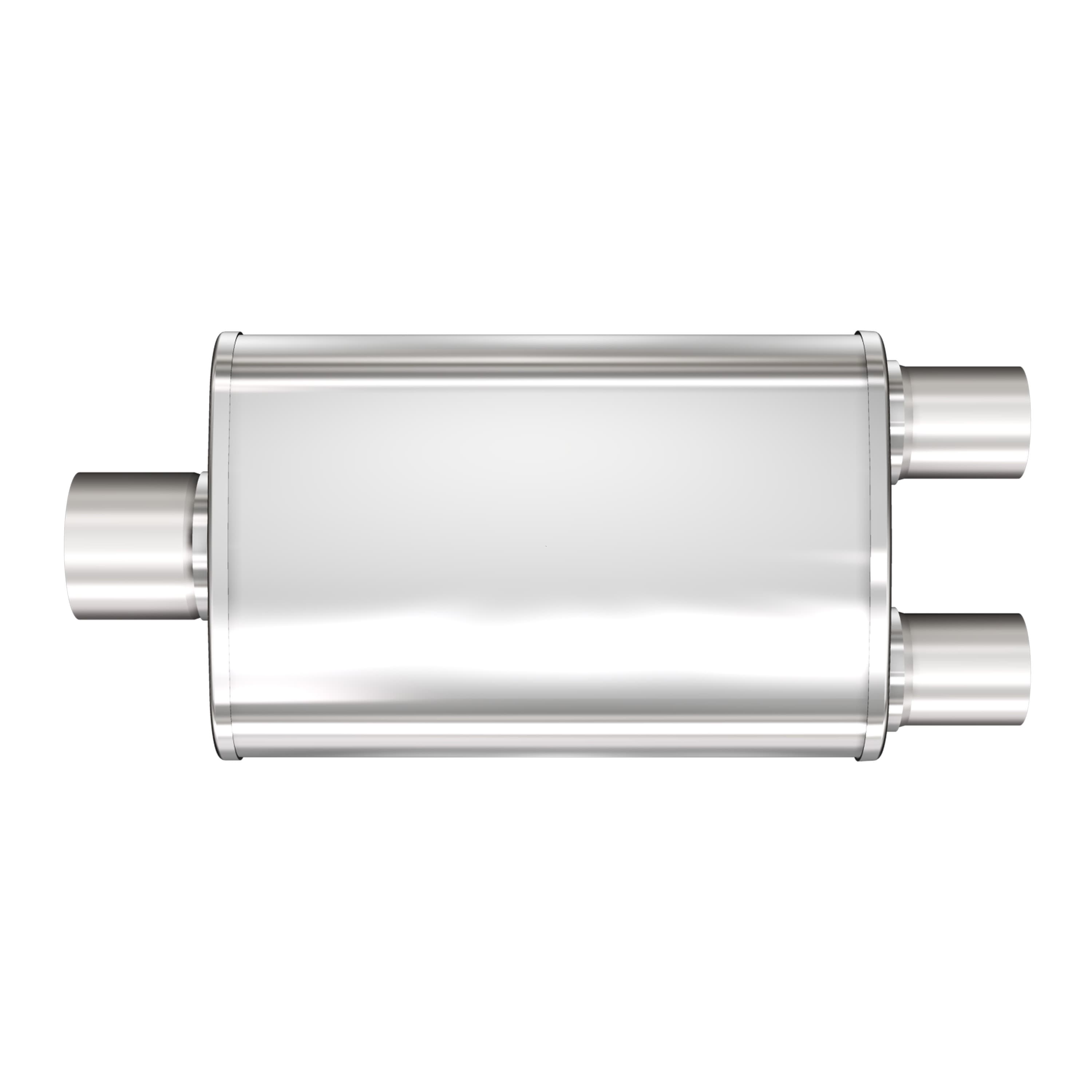 MagnaFlow Exhaust Products Exhaust MagnaFlow Exhaust Products 13278 - Multi-Chamber Performance Muffler; 3/2.25in. Center/Dual; 4x14x9 Body