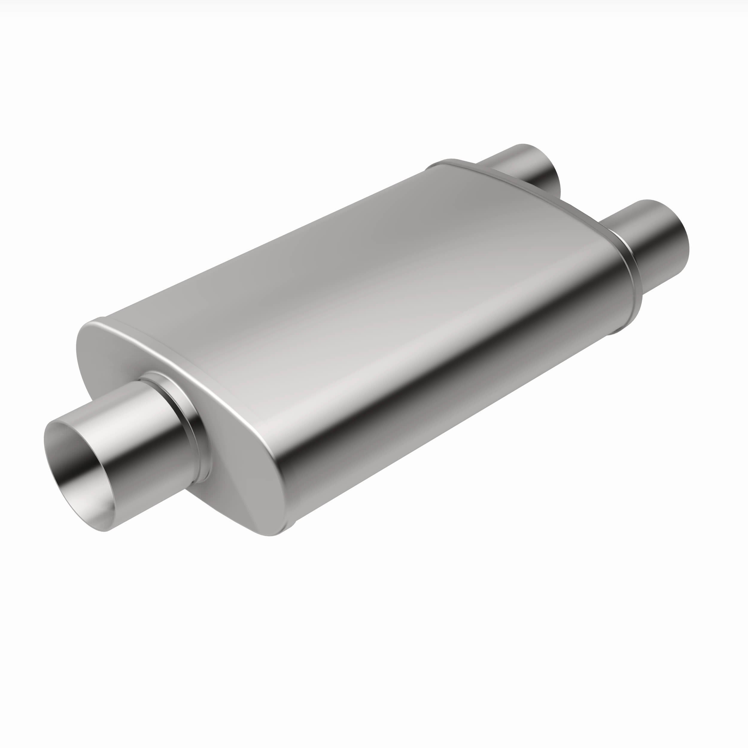 MagnaFlow Exhaust Products 13288 - Multi-Chamber Performance Muffler; 3/2.5in. Center/Dual; 4x14x9 Body 5