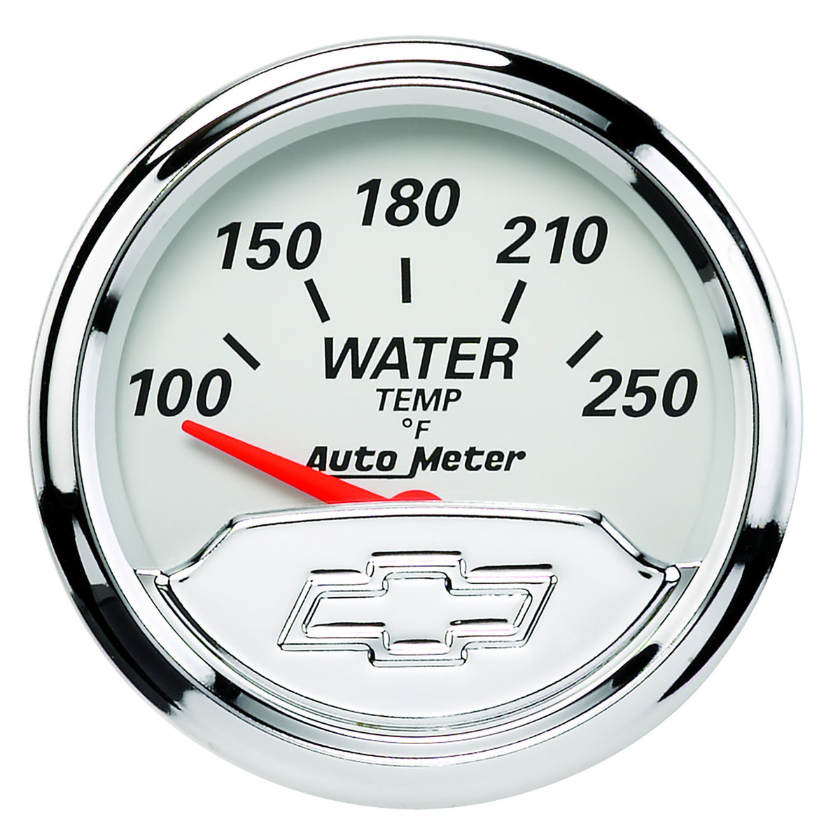 AutoMeter 1337-00408 - GAUGE, WATER TEMP, 2 1/16", 250?F, ELEC, CHEVROLET HERITAGE BOWTIE 3