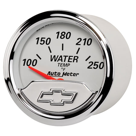 AutoMeter 1337-00408 - GAUGE, WATER TEMP, 2 1/16", 250?F, ELEC, CHEVROLET HERITAGE BOWTIE 5