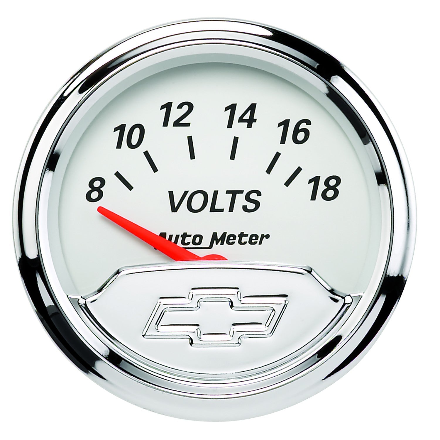 AutoMeter 1391-00408 - GAUGE, VOLTMETER, 2 1/16", 18V, ELEC, CHEVROLET HERITAGE BOWTIE 4
