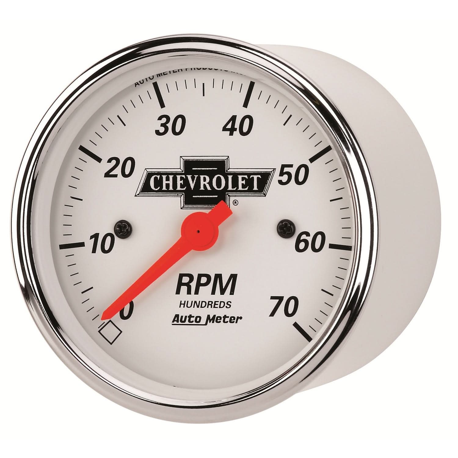 AutoMeter 1398-00408 - GAUGE, TACHOMETER, 3 1/8", 7K RPM, IN-DASH, CHEVROLET HERITAGE BOWTIE 4