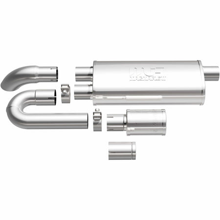 MagnaFlow Exhaust Products NA MagnaFlow Exhaust Products 14009 - Universal xMOD Performance Muffler; 3in. Offset/Dual; 5x18x8 Body