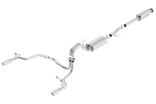 2015-2020 Ford F-150 2.7L/ 3.5L EcoBoost/ 5.0L V8/ 2018-2020 3.3L V6 Cat-Back Exhaust System S-Type