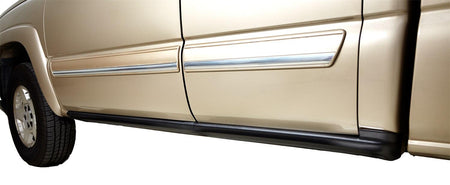 Bushwacker 14073 - Black Trail Armor Rocker Panel And Sill Plate Covers For 07-13 Silverado/Sierra 1500 07-14 Silverado/Sierra Hd Crew Cab, Pair Bushwacker 1