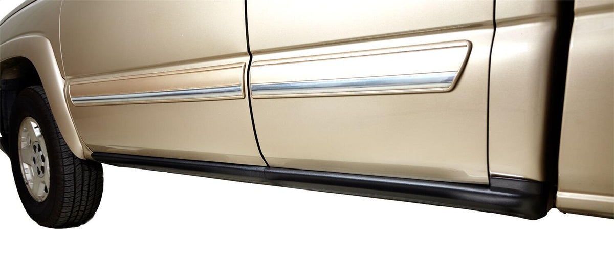 Bushwacker 14079 - Black Trail Armor Rocker Panel And Sill Plate Covers For 07-13 Silverado/Sierra 1500 07-14 Silverado/Sierra Hd Extended Cab, Pair Bushwacker 1