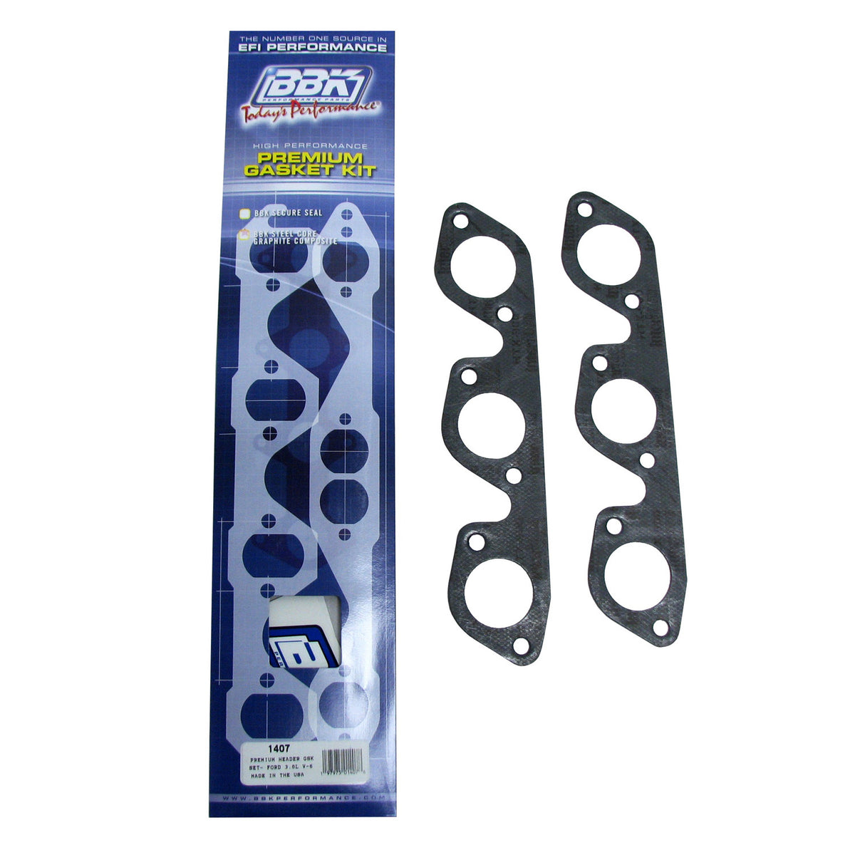 BBK Performance Parts 1407 - PREMIUM HEADER GASKET SET FORD 3.8L V6 (PAIR) 1