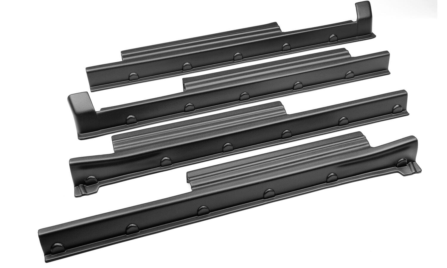 Bushwacker NA Bushwacker 14136 - Trail Armor Rocker Panel Black For 07-21 Toyota Tundra, Crewmax Incl. Side Panels/Sill Plate Cover Bushwacker