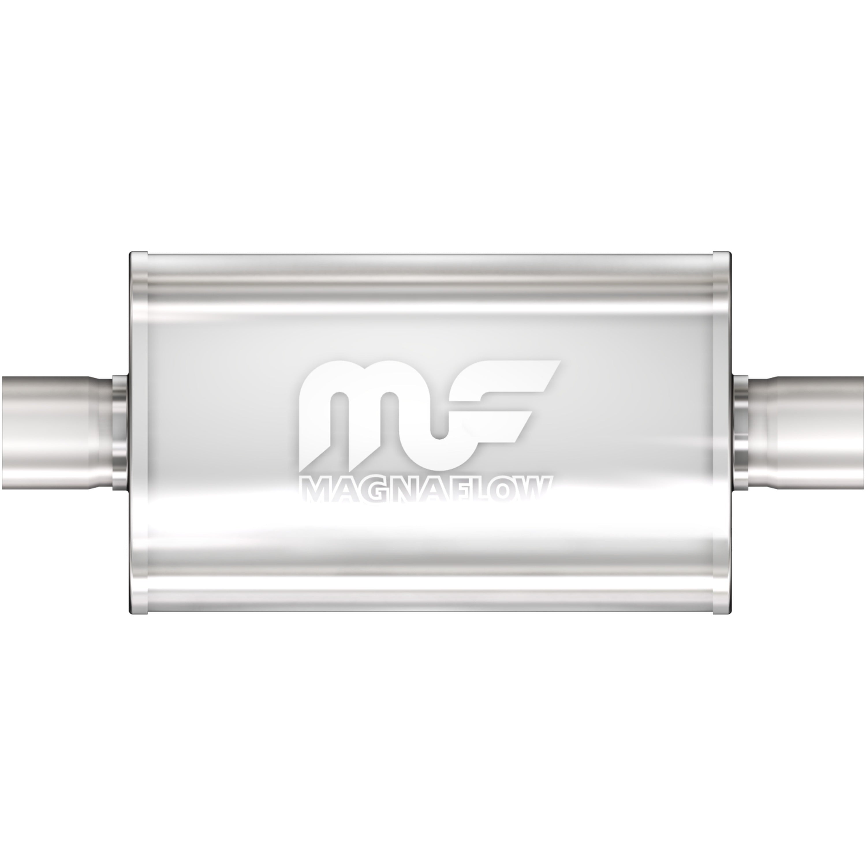 MagnaFlow Exhaust Products 14150 - Straight-Through Performance Muffler; 3.5in. Center/Center; 5x6x8 Body 2