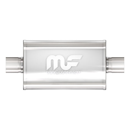 MagnaFlow Exhaust Products 14153 - Straight-Through Performance Muffler; 4in. Center/Center; 5x14x8 Body 5