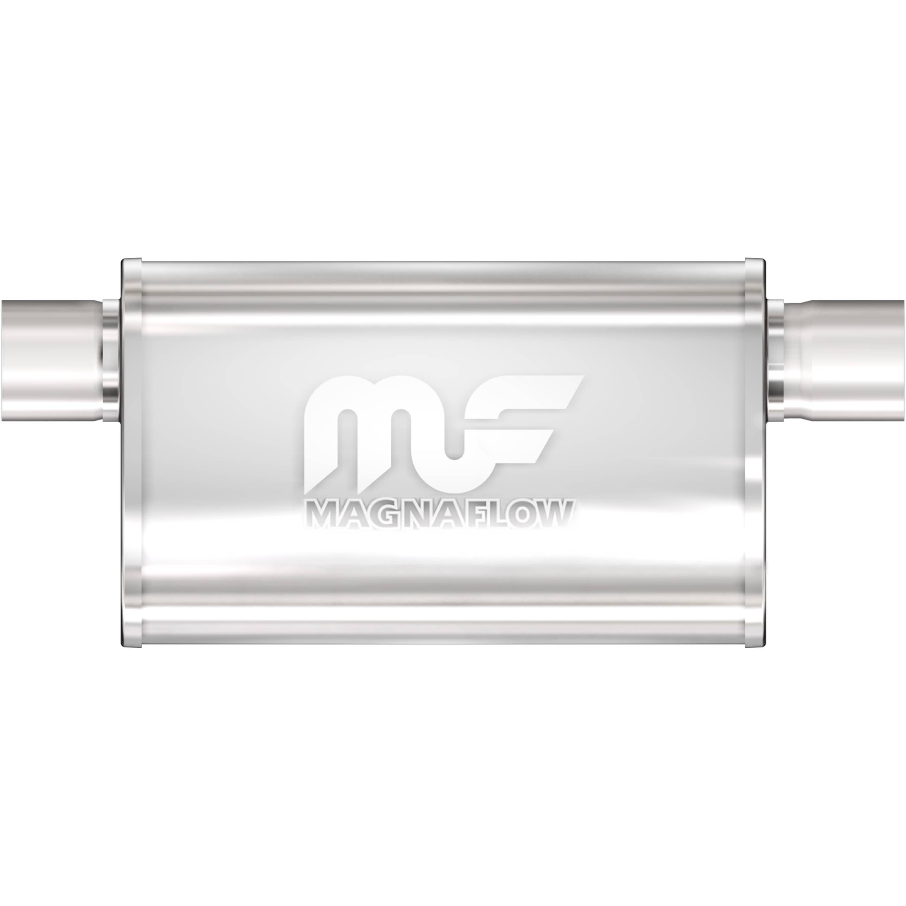 MagnaFlow Exhaust Products Exhaust MagnaFlow Exhaust Products 14211 - Straight-Through Performance Muffler; 2.5in. Offset Same Side; 5x14x8 Body