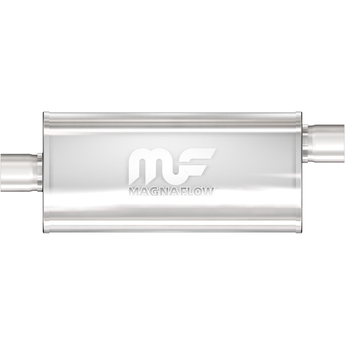 MagnaFlow Exhaust Products 14226 - Straight-Through Performance Muffler; 2.5in. Offset/Center; 5x14x8 Body 3
