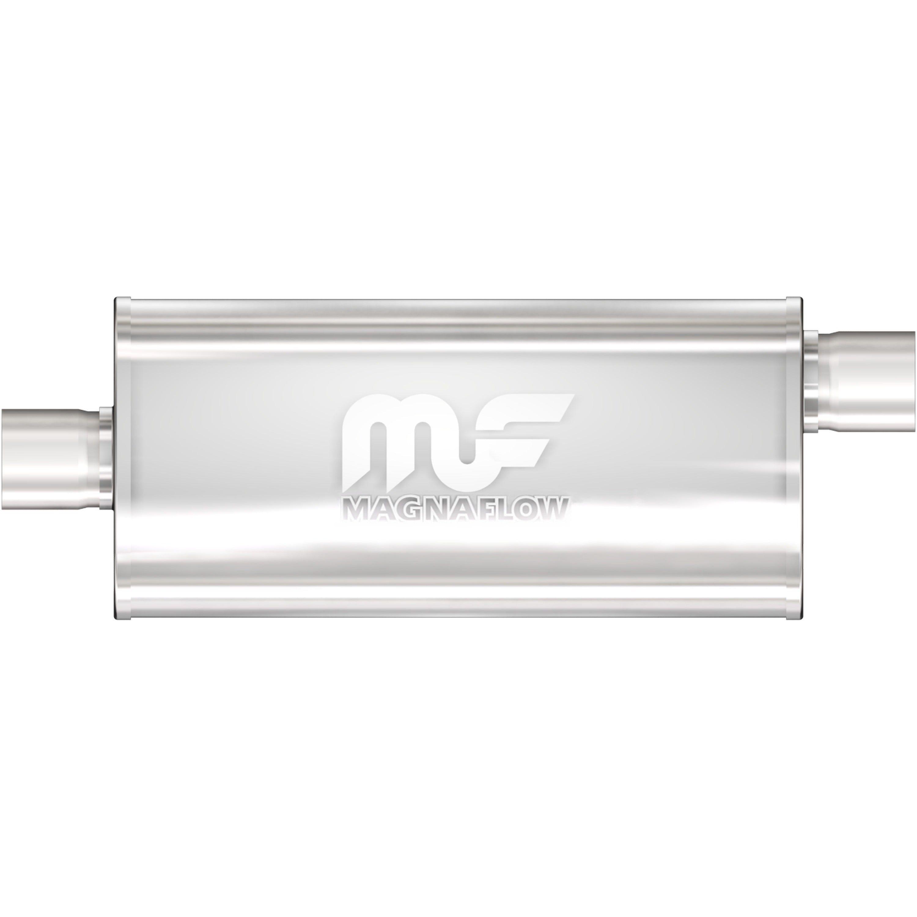 MagnaFlow Exhaust Products 14226 - Straight-Through Performance Muffler; 2.5in. Offset/Center; 5x14x8 Body 3