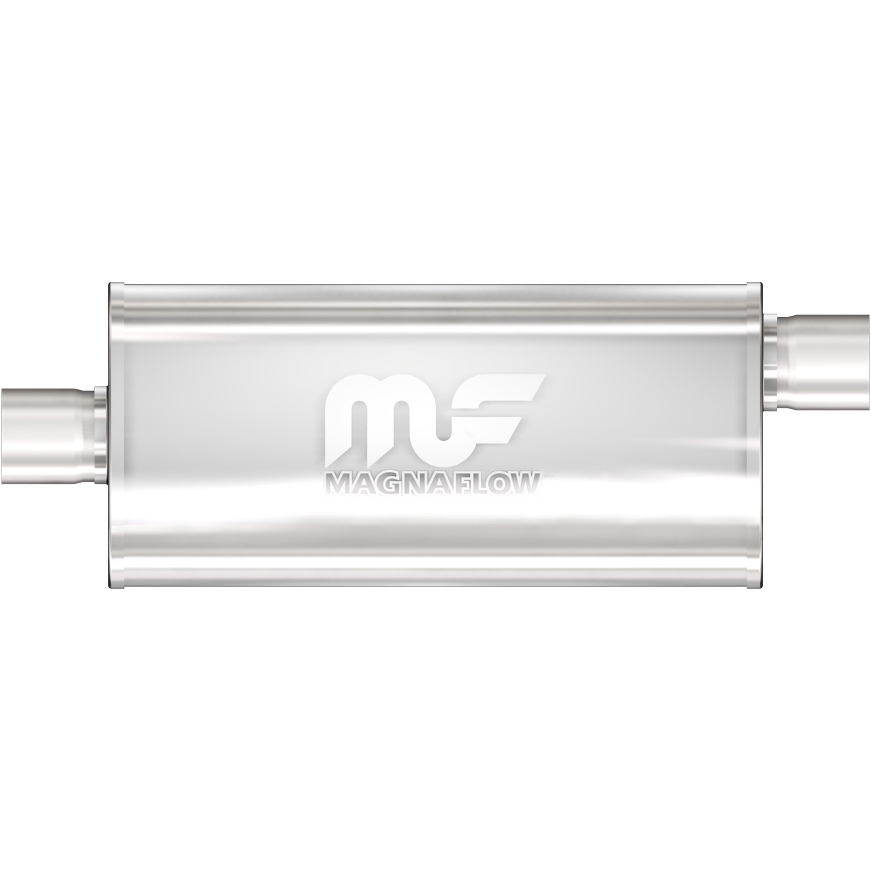 MagnaFlow Exhaust Products 14229 - Straight-Through Performance Muffler; 3in. Offset/Center; 5x14x8 Body 1
