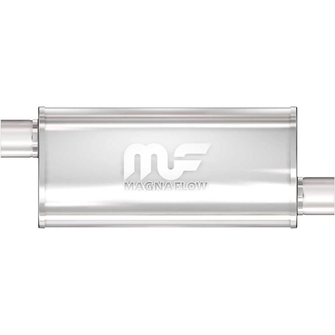 MagnaFlow Exhaust Products Exhaust MagnaFlow Exhaust Products 14236 - Straight-Through Performance Muffler; 2.5in. Offset/Offset; 5x14x8 Body