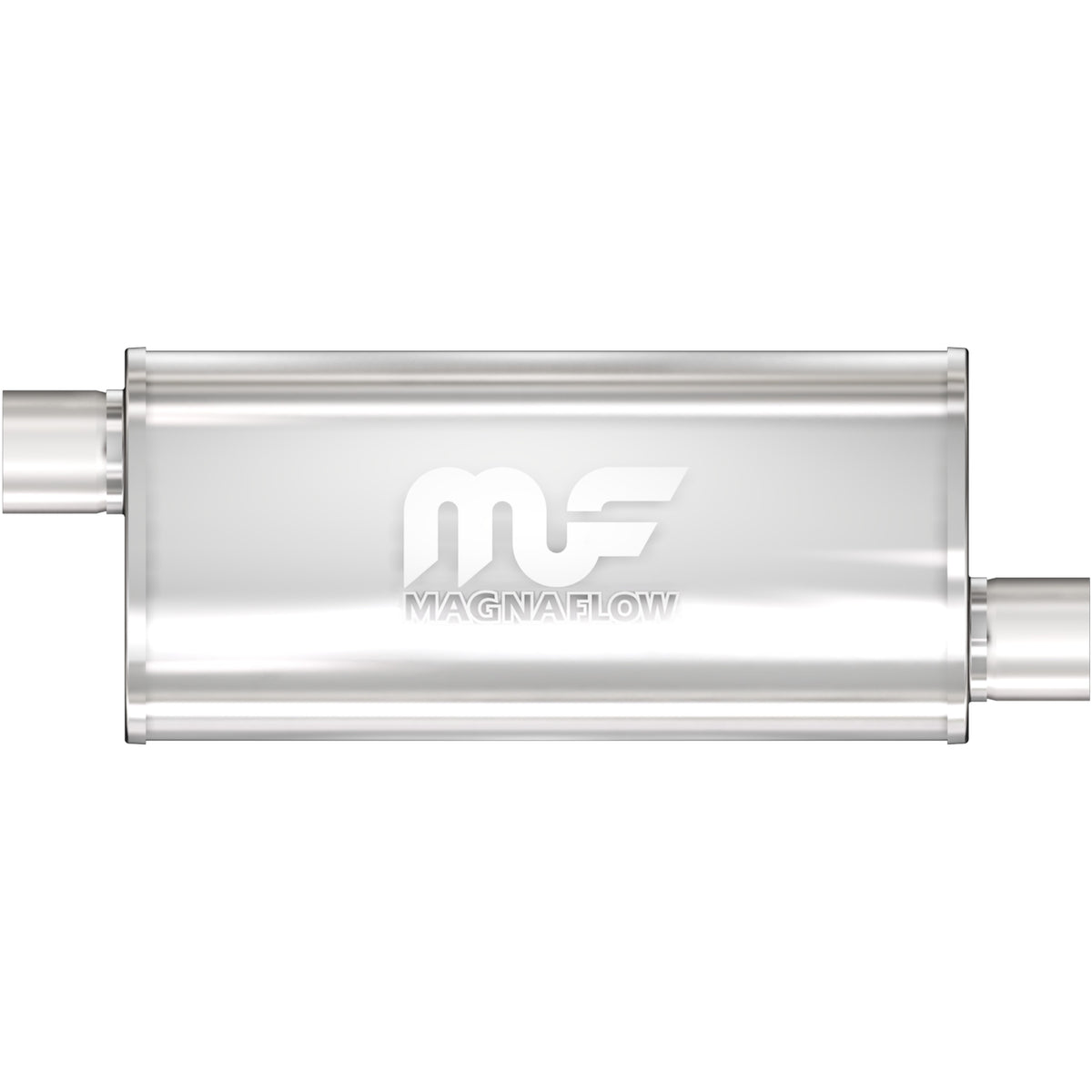 MagnaFlow Exhaust Products 14262 - Straight-Through Performance Muffler; 2.25in. Offset/Offset; 5x18x8 Body 1