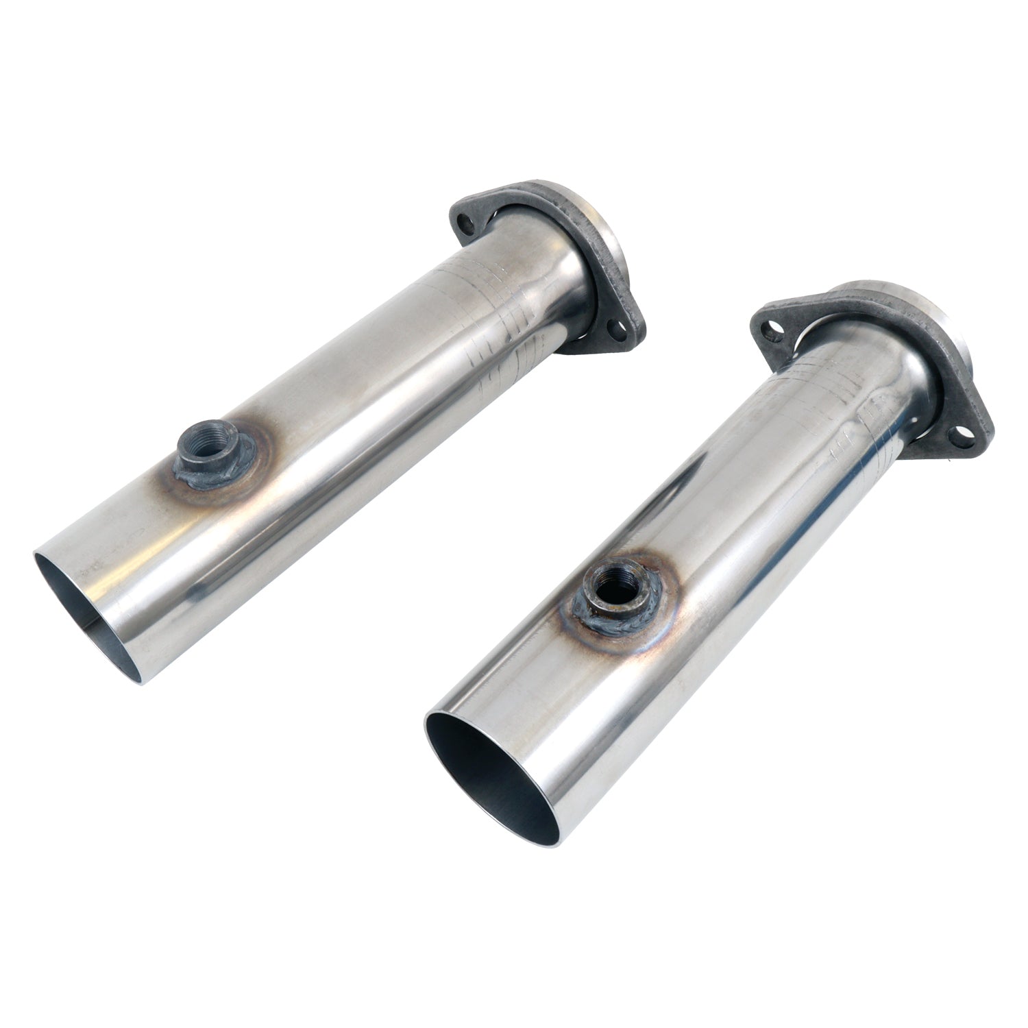 BBK Performance Parts 14670 - UNIVERSAL 2-3/4 EXHAUST FLOW TUBES WITH COLLECTOR BRACKETS 1