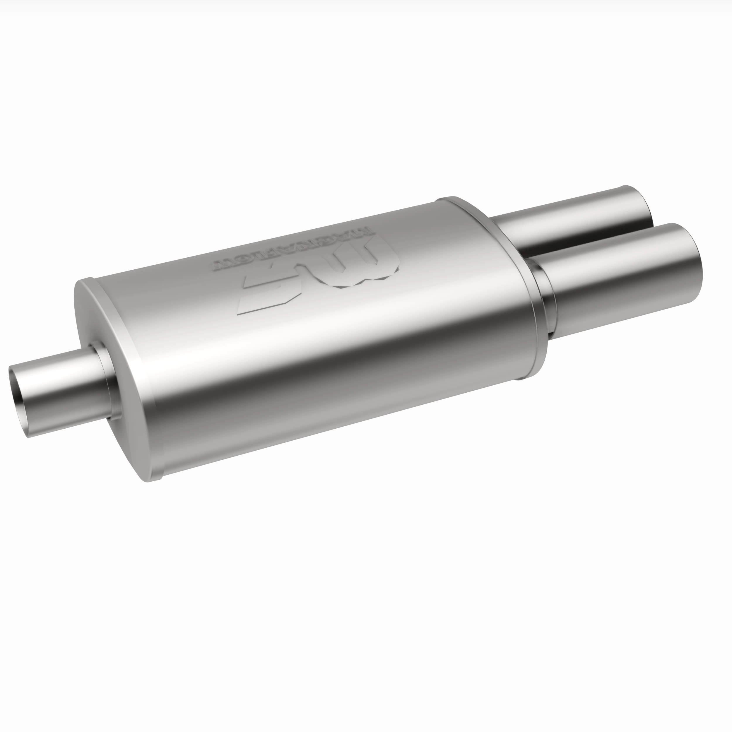 MagnaFlow Exhaust Products 14815 - Straight-Through Performance Muffler; 2.25/3.125in. Center/Dual; 5x14x8 Body 1