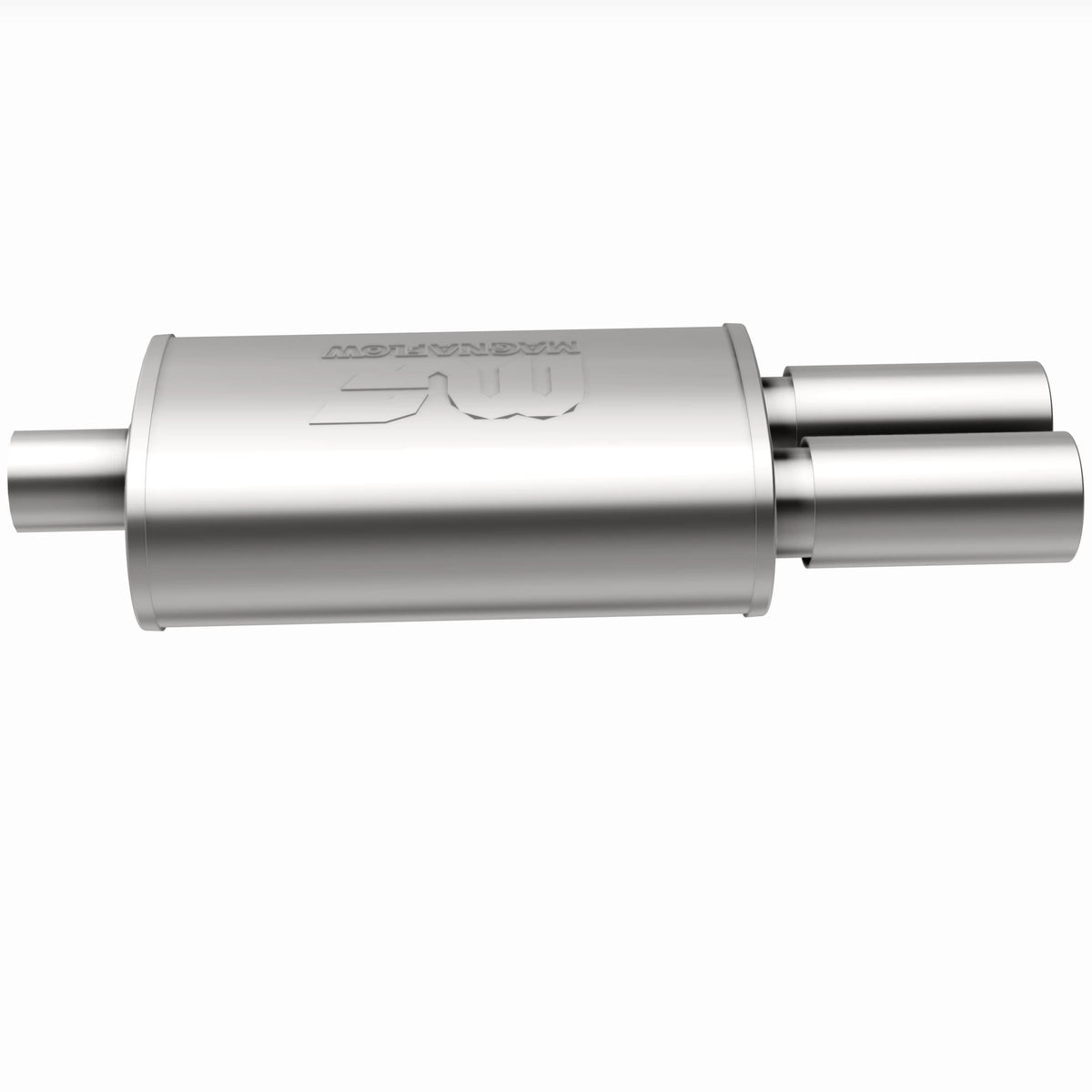 MagnaFlow Exhaust Products 14815 - Straight-Through Performance Muffler; 2.25/3.125in. Center/Dual; 5x14x8 Body 2