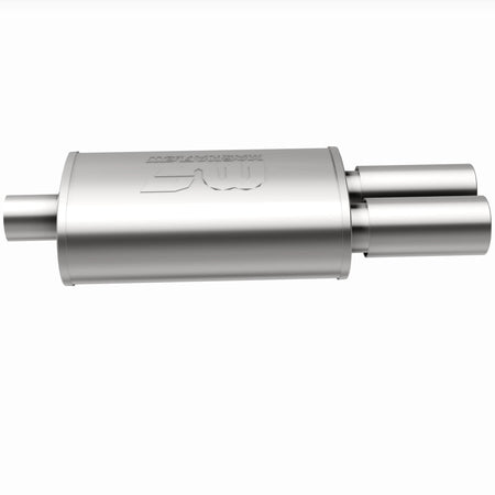 MagnaFlow Exhaust Products 14815 - Straight-Through Performance Muffler; 2.25/3.125in. Center/Dual; 5x14x8 Body 2
