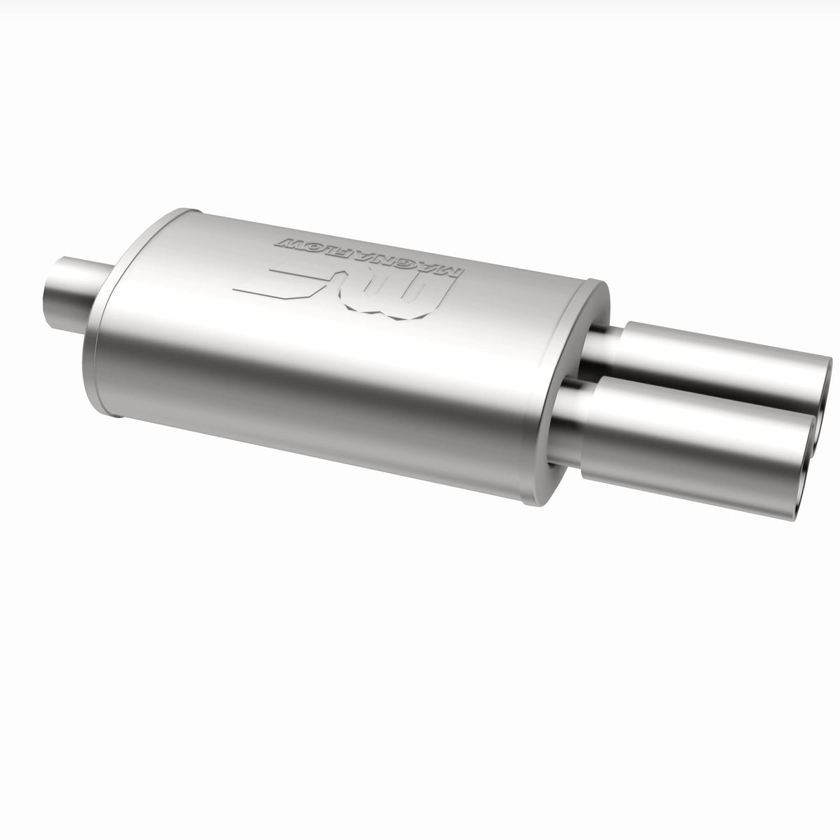 MagnaFlow Exhaust Products 14815 - Straight-Through Performance Muffler; 2.25/3.125in. Center/Dual; 5x14x8 Body 3