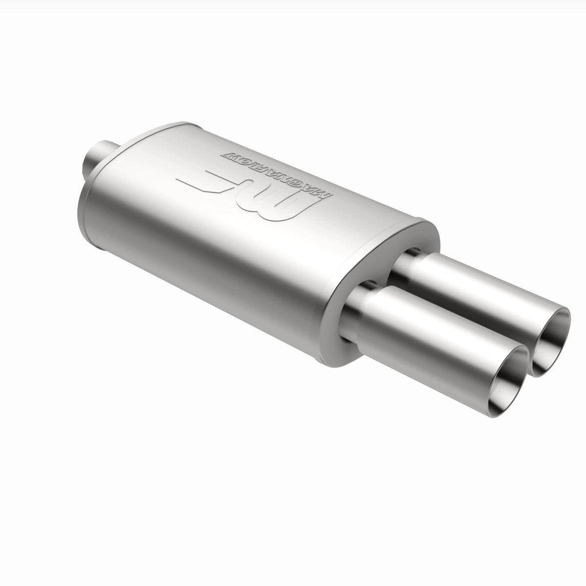 MagnaFlow Exhaust Products 14815 - Straight-Through Performance Muffler; 2.25/3.125in. Center/Dual; 5x14x8 Body 4