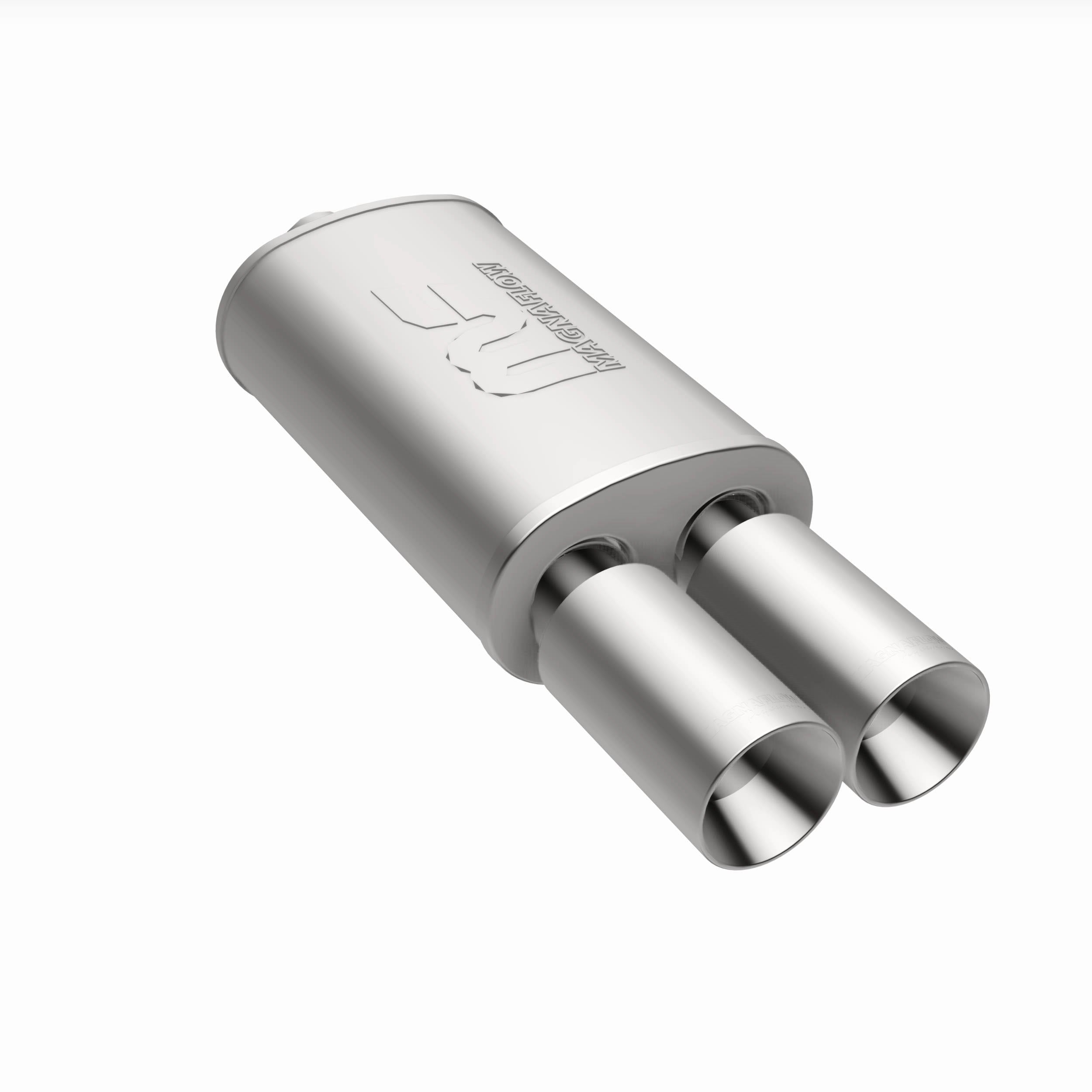 MagnaFlow Exhaust Products 14816 - Straight-Through Performance Muffler; 2.25/3.5in. Center/Dual; 5x14x8 Body 1