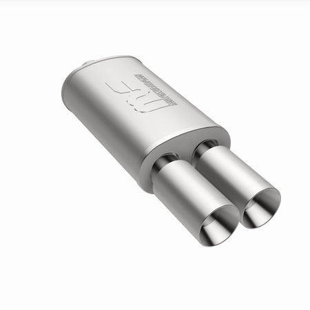 MagnaFlow Exhaust Products 14816 - Straight-Through Performance Muffler; 2.25/3.5in. Center/Dual; 5x14x8 Body 1