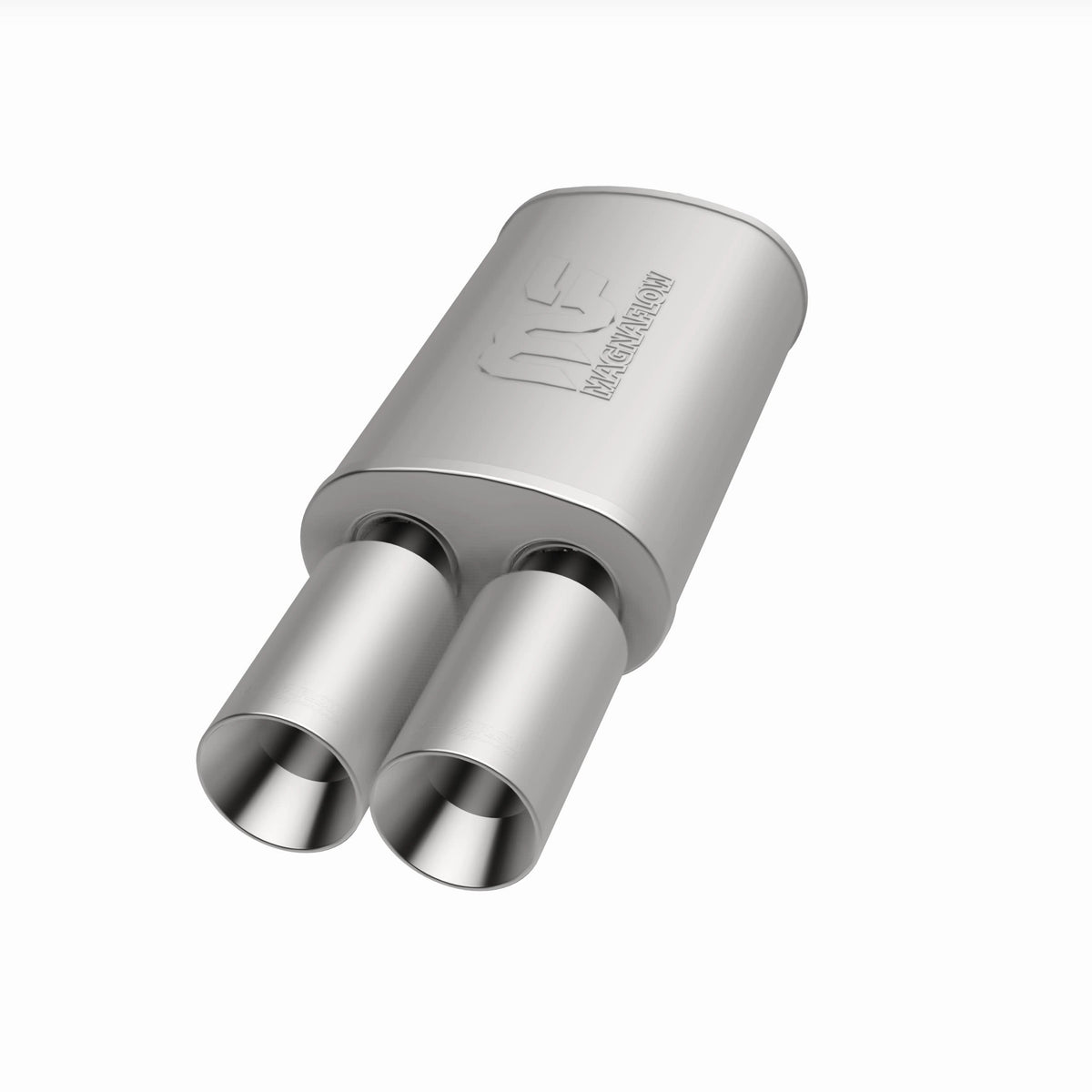 MagnaFlow Exhaust Products 14816 - Straight-Through Performance Muffler; 2.25/3.5in. Center/Dual; 5x14x8 Body 4