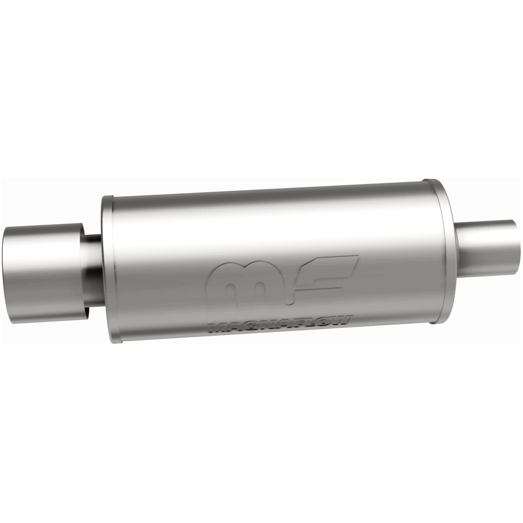MagnaFlow Exhaust Products 14817 - Straight-Through Performance Muffler; 2.25/4in. Center/Center; 6x14x6 Body