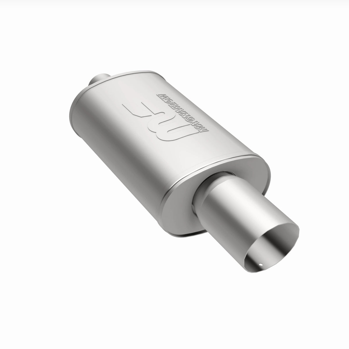 MagnaFlow Exhaust Products 14827 - Straight-Through Performance Muffler; 2.25/4in. Center/Center; 5x14x8 Body 1