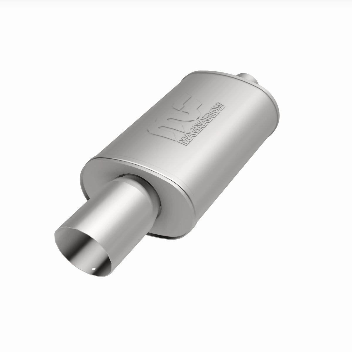 MagnaFlow Exhaust Products 14827 - Straight-Through Performance Muffler; 2.25/4in. Center/Center; 5x14x8 Body 5